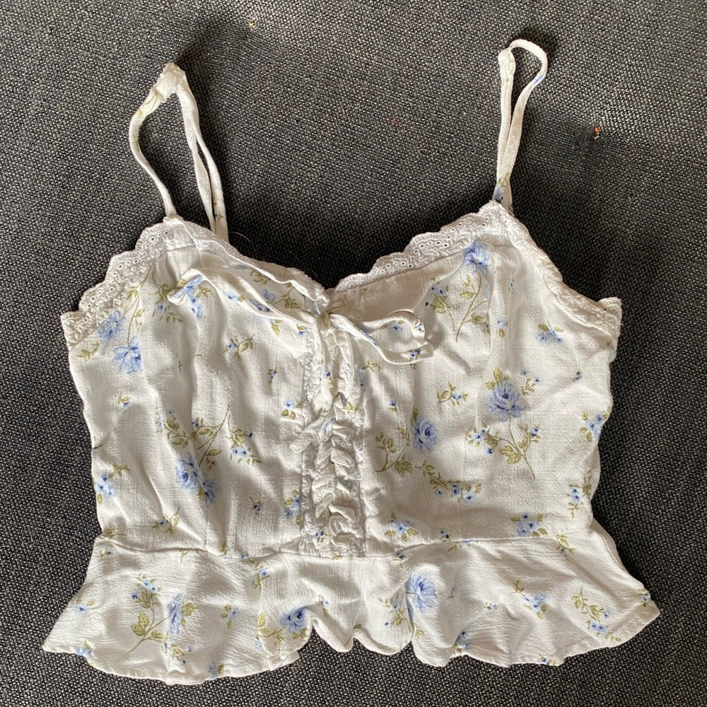 Floral tank top